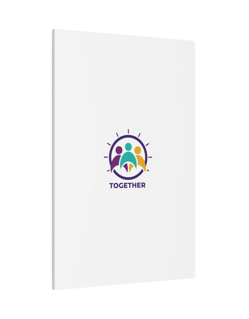 Load image into Gallery viewer, Together solidarity icon Canvas, Minimalist equality symbol, Support badge

