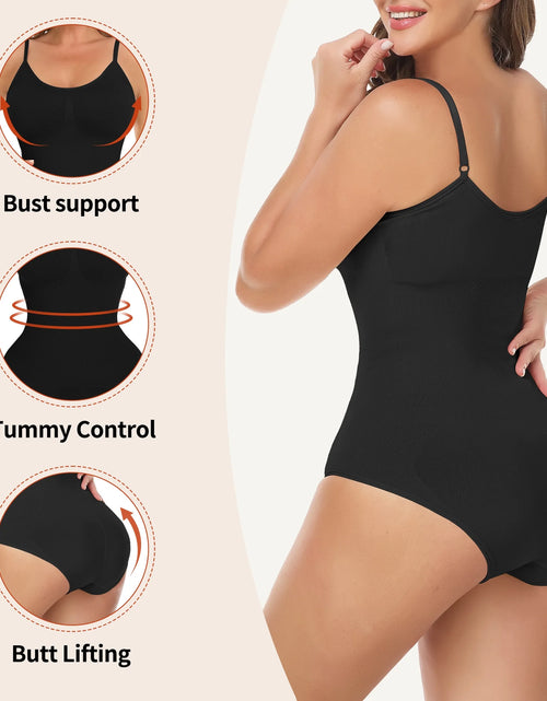 Load image into Gallery viewer, Shapewear Bodysuit for Women Tummy Control Body Shaper Seamless Sculpting Snatched High Waist Body Suit

