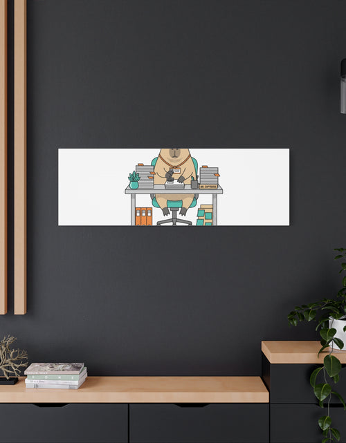 Load image into Gallery viewer, Escalated for Further Escalation Canvas | Unhinged Animal Bureaucracy, Office Animal Illustration

