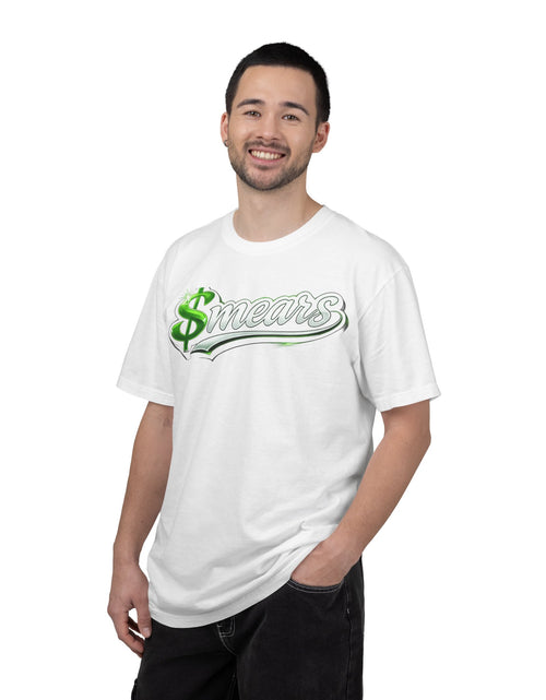Load image into Gallery viewer, Smear Script T-Shirt — Bold Lip Art &amp; mears Streetwear Tee
