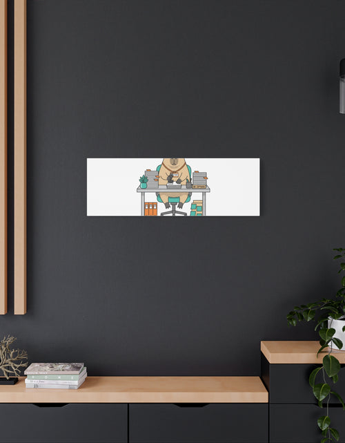 Load image into Gallery viewer, Escalated for Further Escalation Canvas | Unhinged Animal Bureaucracy, Office Animal Illustration
