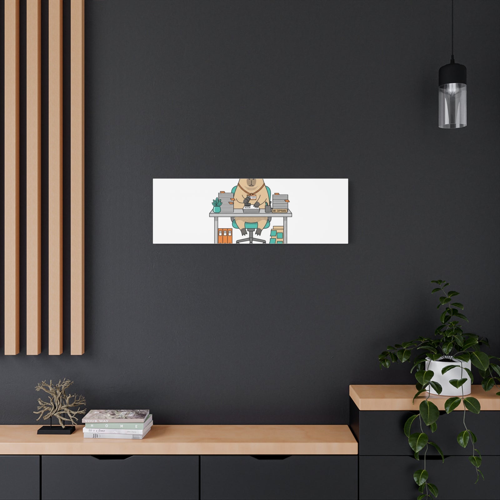 Escalated for Further Escalation Canvas | Unhinged Animal Bureaucracy, Office Animal Illustration