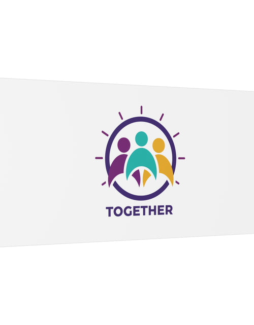 Load image into Gallery viewer, Together solidarity icon Canvas, Minimalist equality symbol, Support badge
