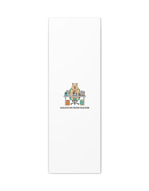 Load image into Gallery viewer, Escalated for Further Escalation Canvas | Unhinged Animal Bureaucracy, Office Animal Illustration
