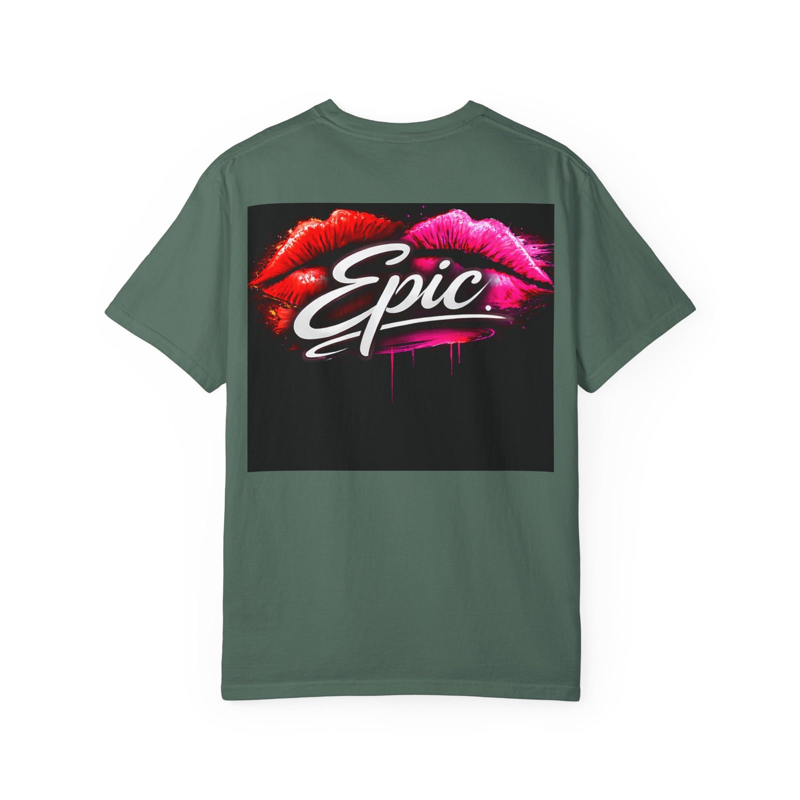 Smear Script T-Shirt — Bold Lip Art & mears Streetwear Tee
