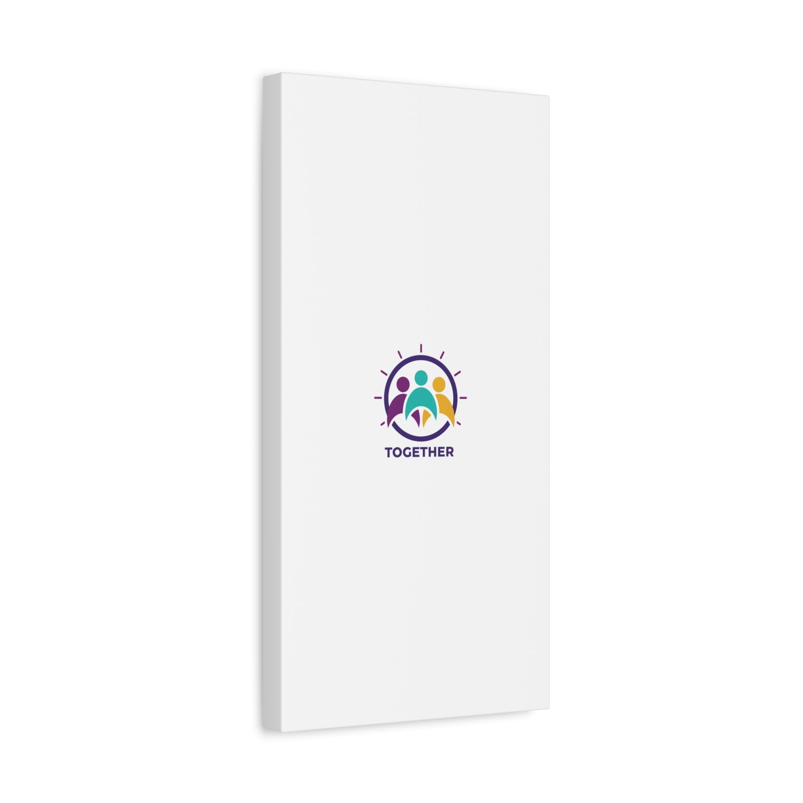 Together solidarity icon Canvas, Minimalist equality symbol, Support badge