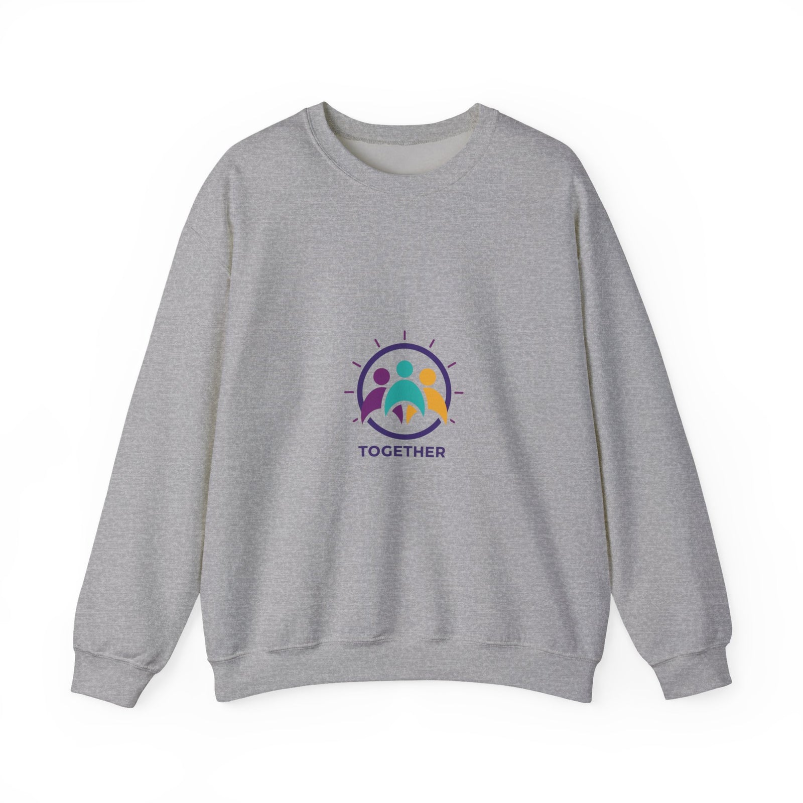 Solidarity Icon 'Together' Crewneck Sweatshirt | equality icon, minimal feminist design