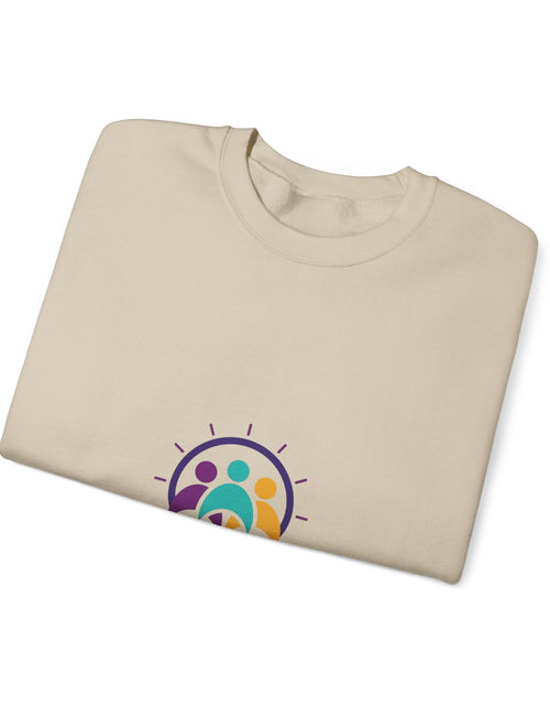 Load image into Gallery viewer, Solidarity Icon 'Together' Crewneck Sweatshirt | equality icon, minimal feminist design
