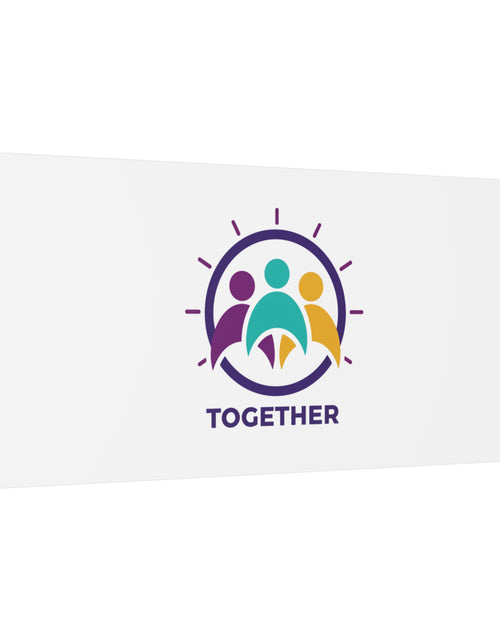 Load image into Gallery viewer, Together solidarity icon Canvas, Minimalist equality symbol, Support badge
