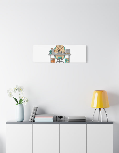 Load image into Gallery viewer, Escalated for Further Escalation Canvas | Unhinged Animal Bureaucracy, Office Animal Illustration
