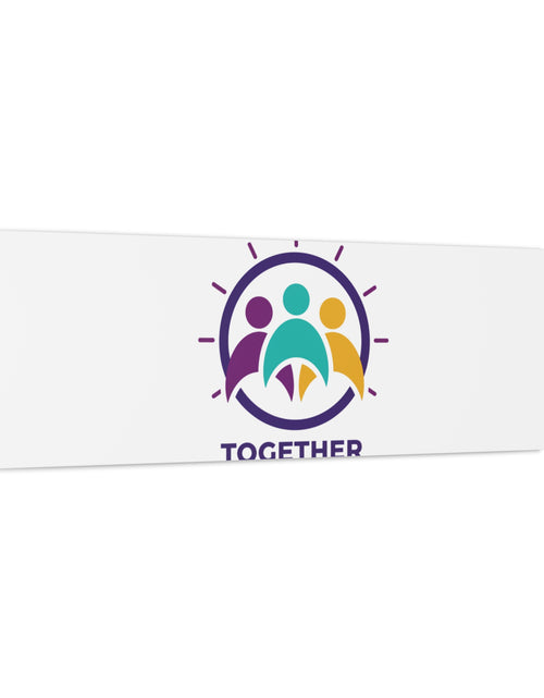 Load image into Gallery viewer, Together solidarity icon Canvas, Minimalist equality symbol, Support badge
