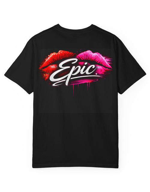 Load image into Gallery viewer, Smear Script T-Shirt — Bold Lip Art &amp; mears Streetwear Tee
