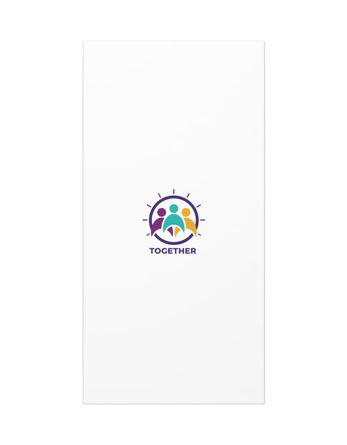 Load image into Gallery viewer, Together solidarity icon Canvas, Minimalist equality symbol, Support badge
