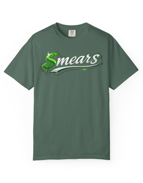Load image into Gallery viewer, Smear Script T-Shirt — Bold Lip Art &amp; mears Streetwear Tee
