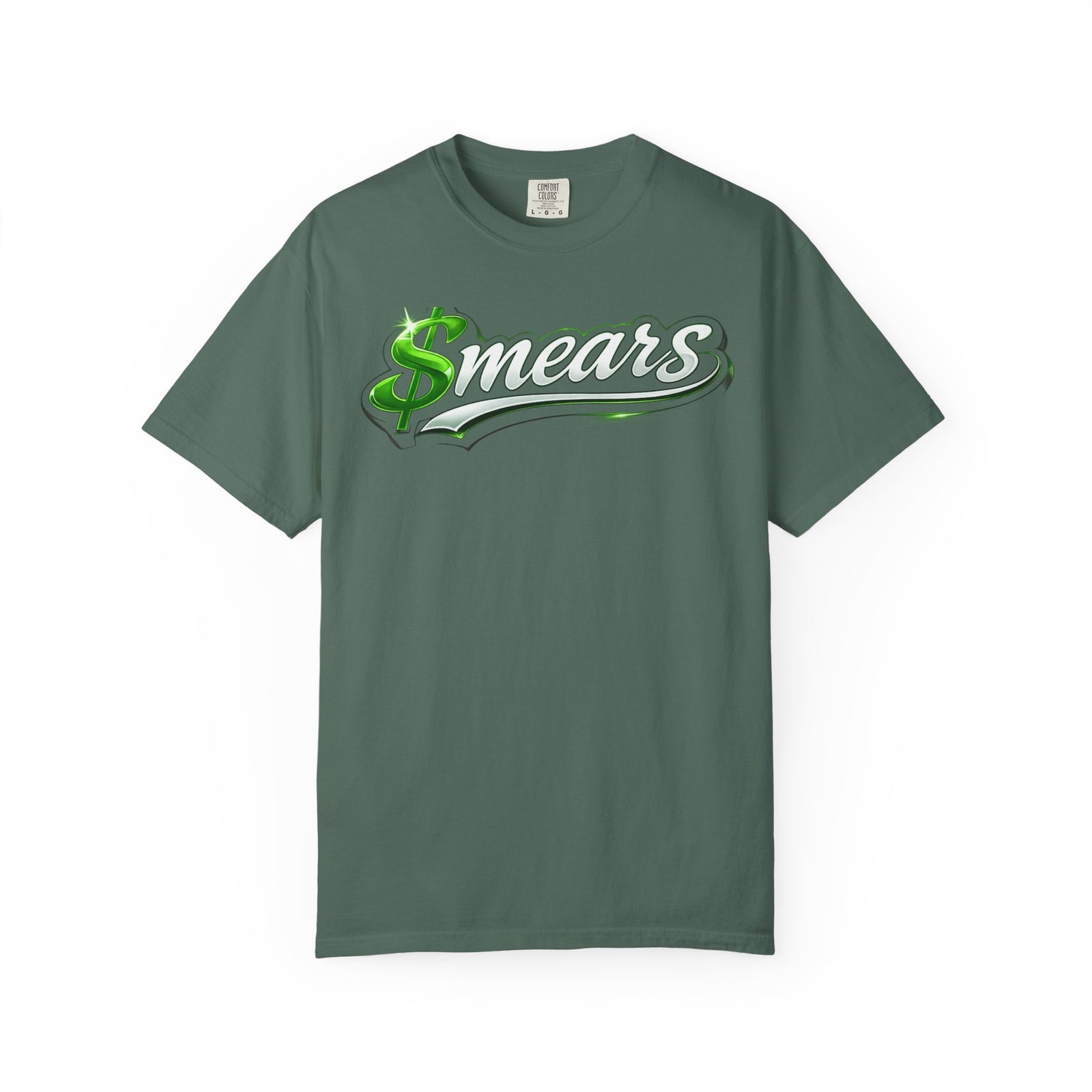Smear Script T-Shirt — Bold Lip Art & mears Streetwear Tee