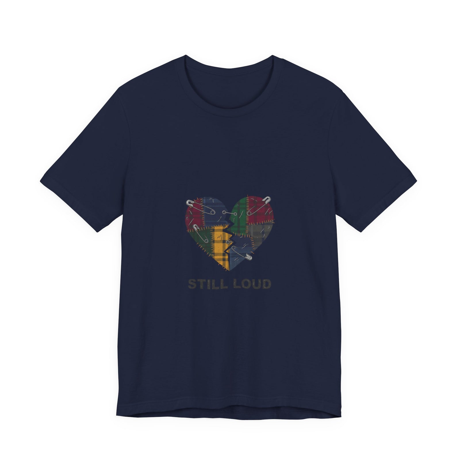 Plaid Broken Heart 'Still Loud' Tee | grunge shirt, punk graphic tee