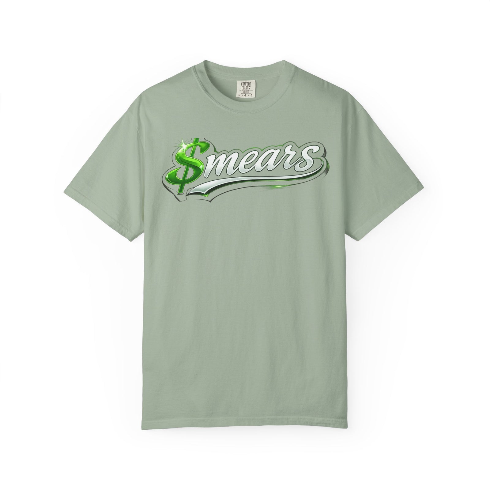 Smear Script T-Shirt — Bold Lip Art & mears Streetwear Tee