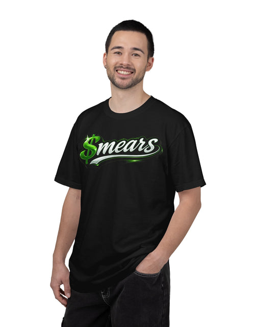 Load image into Gallery viewer, Smear Script T-Shirt — Bold Lip Art &amp; mears Streetwear Tee
