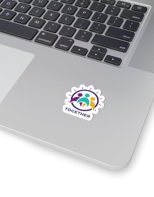 Load image into Gallery viewer, Solidarity Icon Together Sticker | equality icon, minimal feminist design
