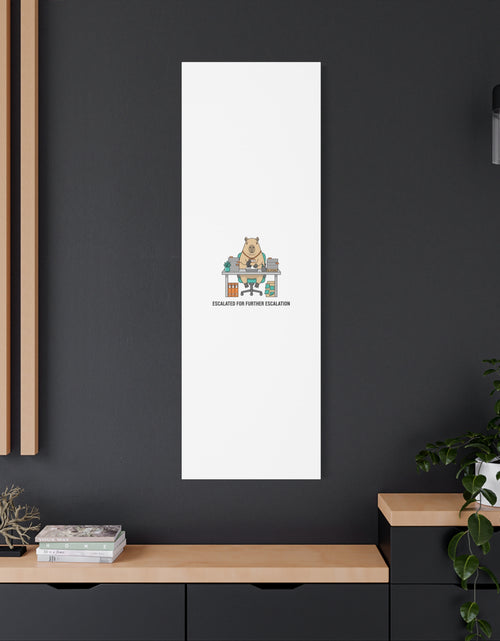 Load image into Gallery viewer, Escalated for Further Escalation Canvas | Unhinged Animal Bureaucracy, Office Animal Illustration
