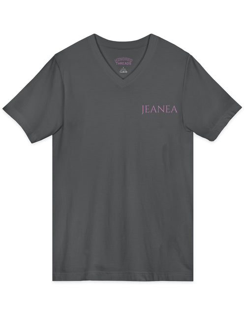 Load image into Gallery viewer, Unisex Jersey Short Sleeve V-Neck Tee
