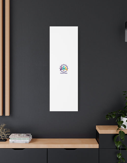 Load image into Gallery viewer, Together solidarity icon Canvas, Minimalist equality symbol, Support badge
