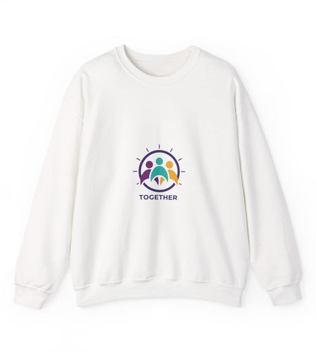 Solidarity Icon 'Together' Crewneck Sweatshirt | equality icon, minimal feminist design