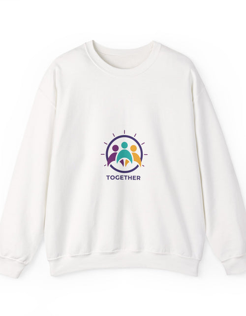 Load image into Gallery viewer, Solidarity Icon 'Together' Crewneck Sweatshirt | equality icon, minimal feminist design
