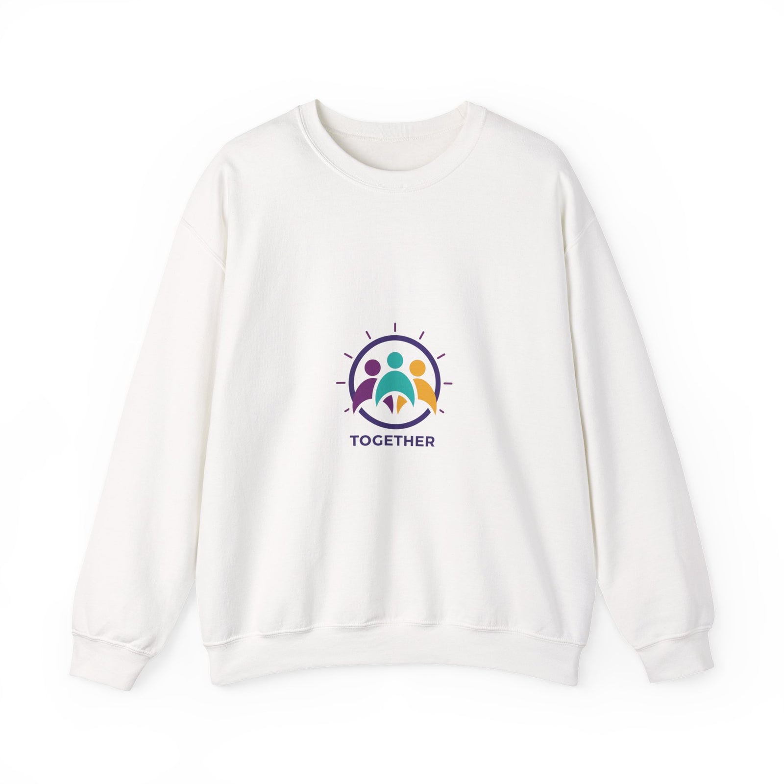 Solidarity Icon 'Together' Crewneck Sweatshirt | equality icon, minimal feminist design