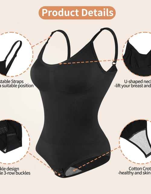 Load image into Gallery viewer, Shapewear Bodysuit for Women Tummy Control Body Shaper Seamless Sculpting Snatched High Waist Body Suit
