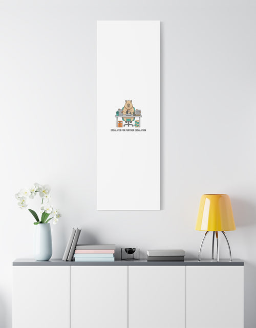 Load image into Gallery viewer, Escalated for Further Escalation Canvas | Unhinged Animal Bureaucracy, Office Animal Illustration
