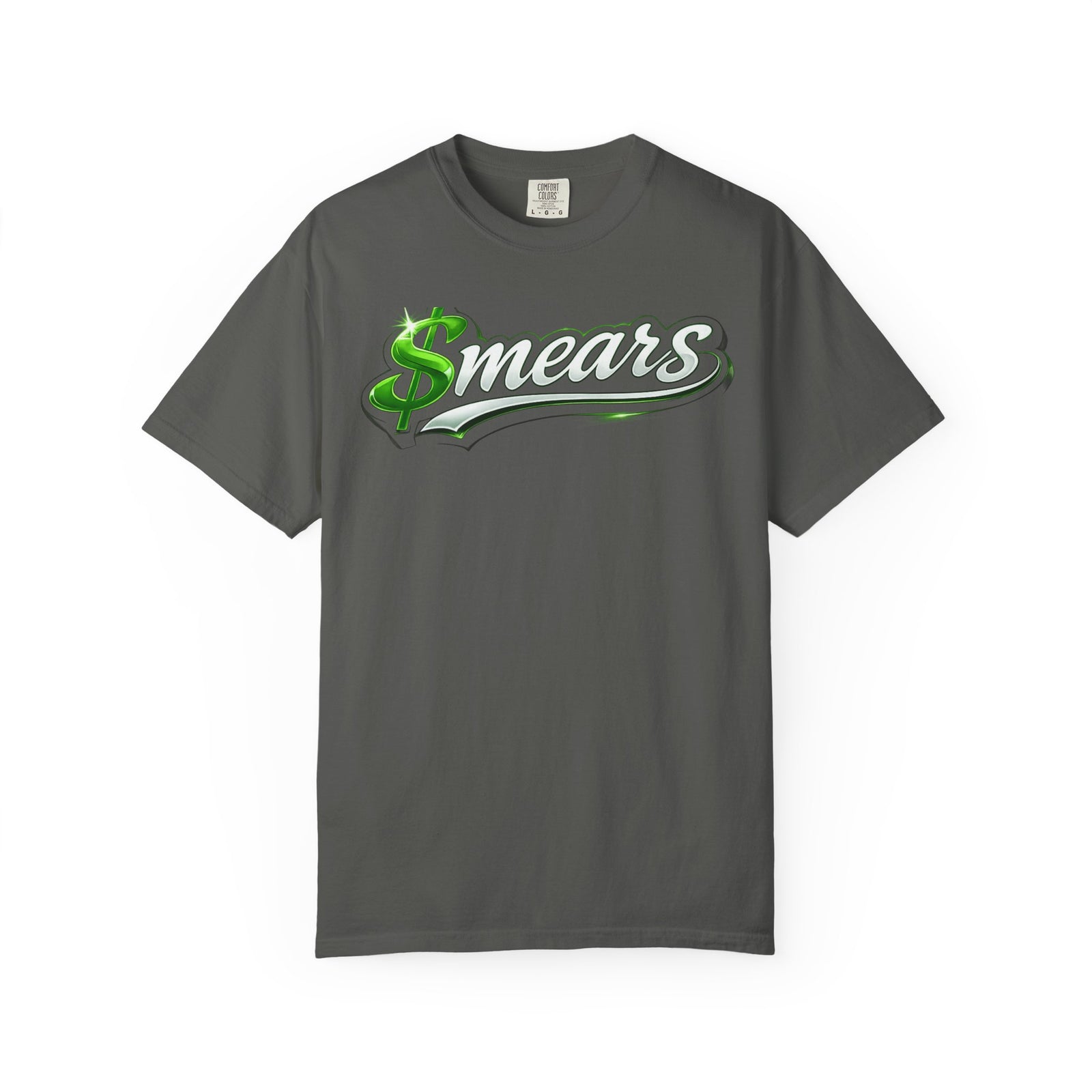 Smear Script T-Shirt — Bold Lip Art & mears Streetwear Tee