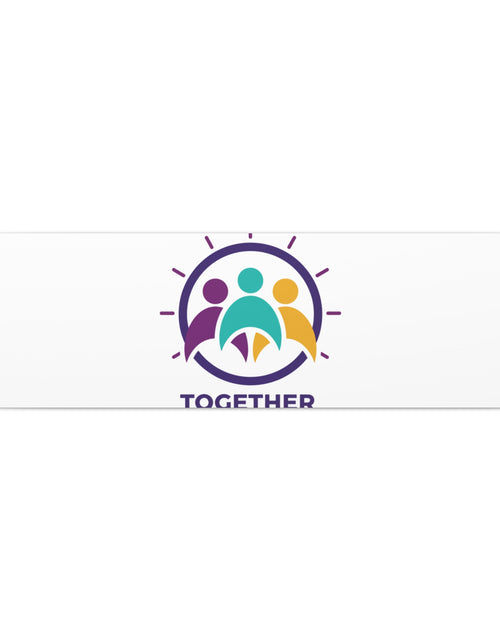 Load image into Gallery viewer, Together solidarity icon Canvas, Minimalist equality symbol, Support badge
