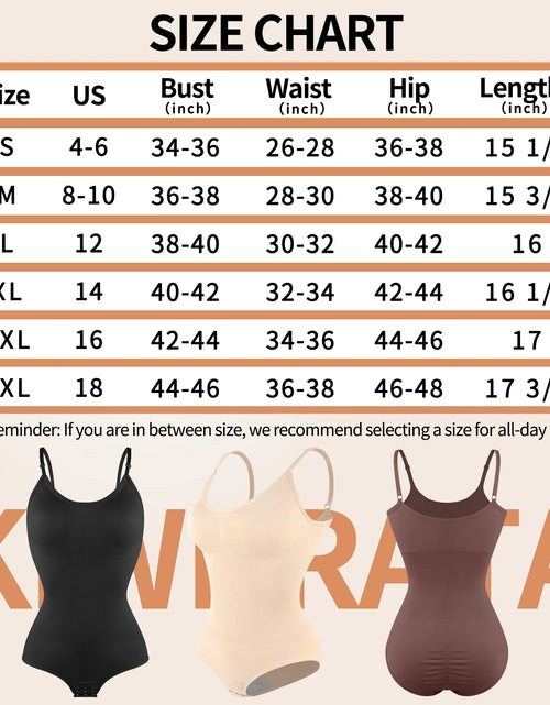 Load image into Gallery viewer, Shapewear Bodysuit for Women Tummy Control Body Shaper Seamless Sculpting Snatched High Waist Body Suit
