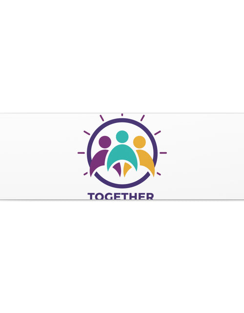 Load image into Gallery viewer, Together solidarity icon Canvas, Minimalist equality symbol, Support badge
