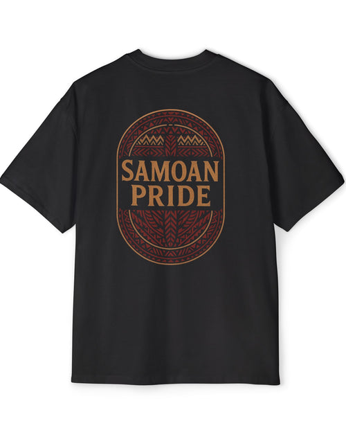 Load image into Gallery viewer, Samoan Pride Men's Tee — Polynesian Tribal Portrait Graphic
