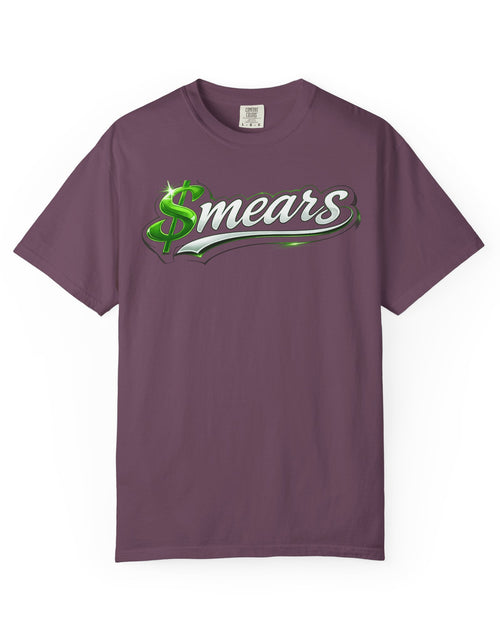 Load image into Gallery viewer, Smear Script T-Shirt — Bold Lip Art &amp; mears Streetwear Tee
