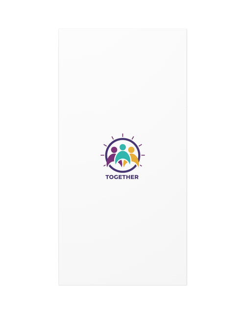 Load image into Gallery viewer, Together solidarity icon Canvas, Minimalist equality symbol, Support badge
