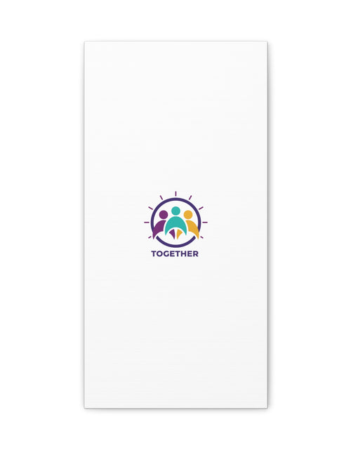 Load image into Gallery viewer, Together solidarity icon Canvas, Minimalist equality symbol, Support badge
