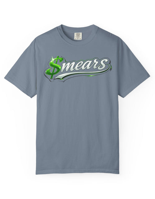 Load image into Gallery viewer, Smear Script T-Shirt — Bold Lip Art &amp; mears Streetwear Tee
