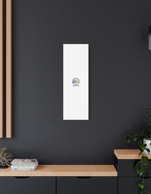 Load image into Gallery viewer, Together solidarity icon Canvas, Minimalist equality symbol, Support badge
