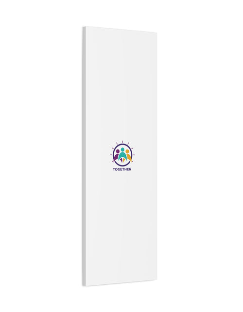 Load image into Gallery viewer, Together solidarity icon Canvas, Minimalist equality symbol, Support badge
