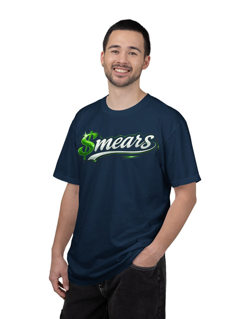 Load image into Gallery viewer, Smear Script T-Shirt — Bold Lip Art &amp; mears Streetwear Tee
