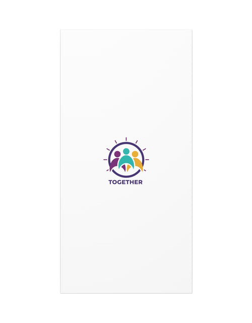 Load image into Gallery viewer, Together solidarity icon Canvas, Minimalist equality symbol, Support badge
