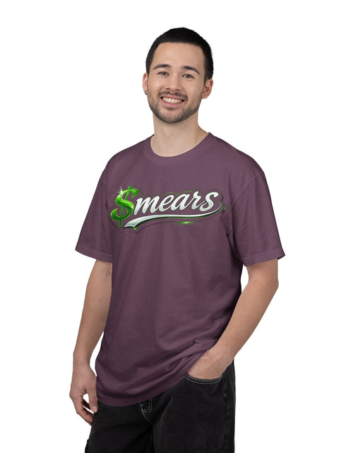 Load image into Gallery viewer, Smear Script T-Shirt — Bold Lip Art &amp; mears Streetwear Tee
