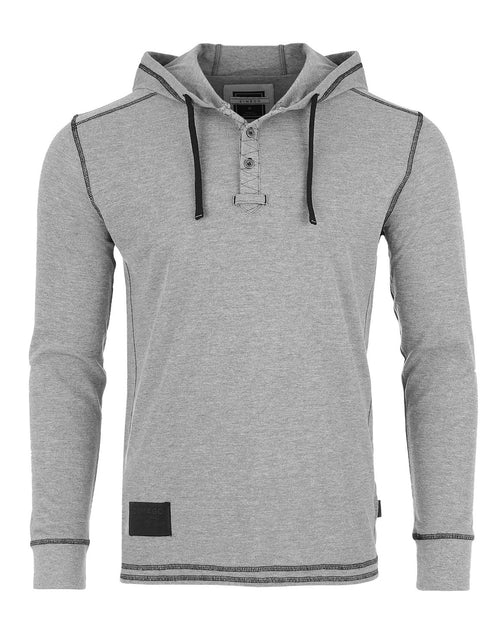 Load image into Gallery viewer, Vintage Thermal Long Sleeve Lightweight Fashion Hooded Henley
