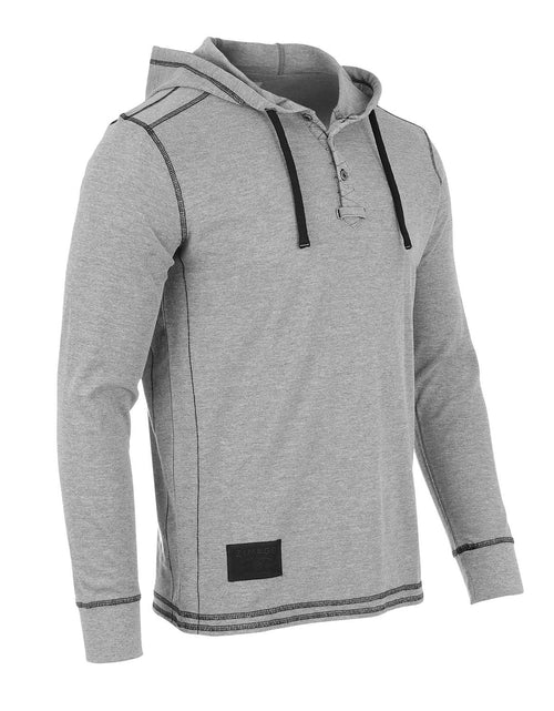 Load image into Gallery viewer, Vintage Thermal Long Sleeve Lightweight Fashion Hooded Henley
