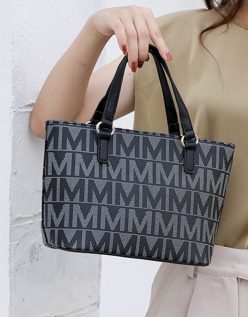 Load image into Gallery viewer, Alexy Women'S Tote Bag, Small Tote Bag, Pouch Purse &amp; Wristlet Wallet Bag 4 Pcs Handbag Set by Mia K - White
