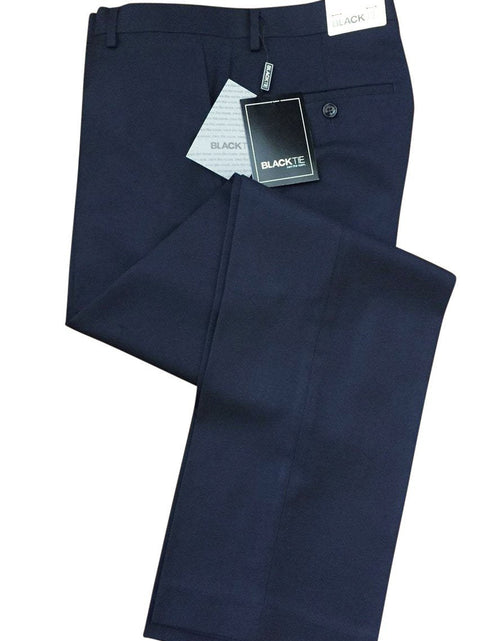 Load image into Gallery viewer, "Bradley" Midnight Navy Luxury Wool Blend Suit Pants - Unhemmed
