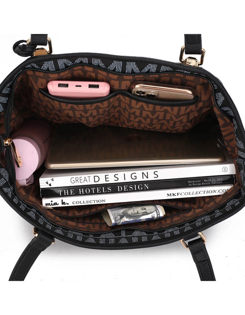 Load image into Gallery viewer, Alexy Women'S Tote Bag, Small Tote Bag, Pouch Purse &amp; Wristlet Wallet Bag 4 Pcs Handbag Set by Mia K - White
